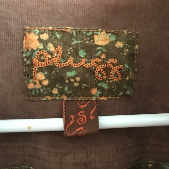 Plugg brown corduroy jacket size S - Picture 4 of 4